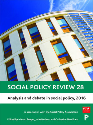 cover image of Analysis and Debate in Social Policy, 2016